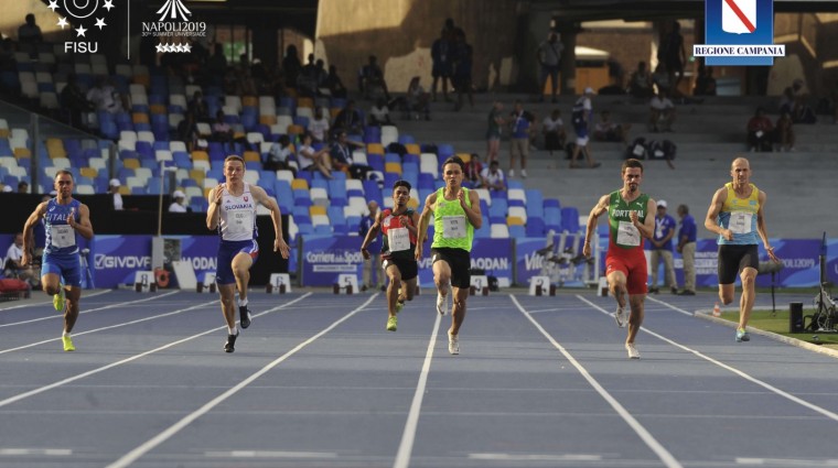 На XXX летних Всемирных студенческих играх в Неаполе установлен новый рекорд Казахстана в эстафете