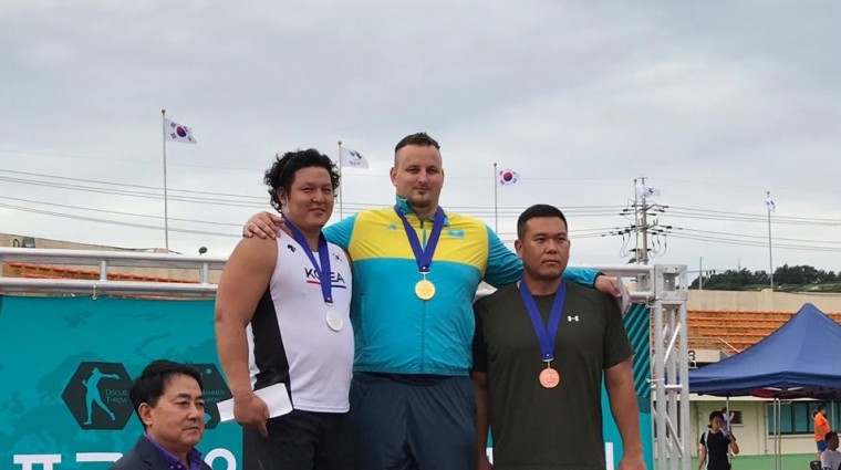 Иван Иванов занял первое место на Mokpo International Athletics Throwing Meeting