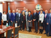 Глава World Athletics Лорд Себастьян Коэ провел рабочие встречи в Нур-Султан