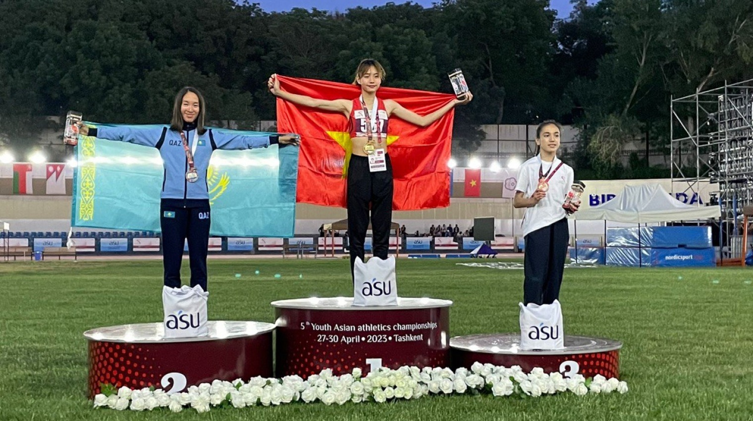 Спортсмены юношеской сборной завоевали 2 медали на 5 Чемпионате Азии по легкой атлетике