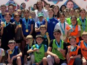 WINNERS OF CHILDREN’S COMPETITIONS IN SHYMKENT RECEIVED MEDALS FROM THE HANDS OF AN OLYMPIC CHAMPION
