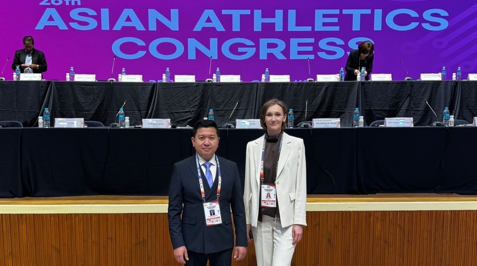 Ольга Рыпакова Азия жеңіл атлетика қауымдастығының конгресіне қатысты