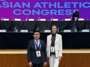 Ольга Рыпакова Азия жеңіл атлетика қауымдастығының конгресіне қатысты