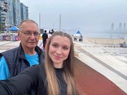 Соревнования в Пусане, прыжки с шестом  - соперницы Полины Ивановой