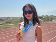 Молодежные игры, легкая атлетика. Первая чемпионка – Ясмина Токсанбаева