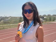 YOUTH GAMES, ATHLETICS. FIRST CHAMPION – YASMINA TOKSANBAYEVA