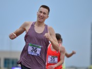 Молодежные игры . Адиль Омарбеков – победитель в беге на 400 метров