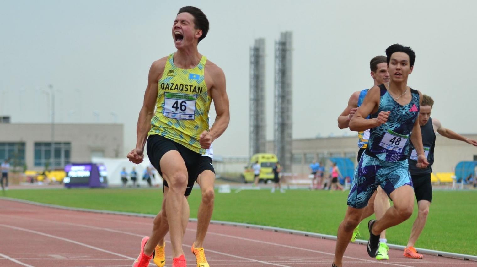 YOUTH GAMES, 100 METRES, MEN – CAPITAL SPRINTERS OUTPACE THE COMPETITION