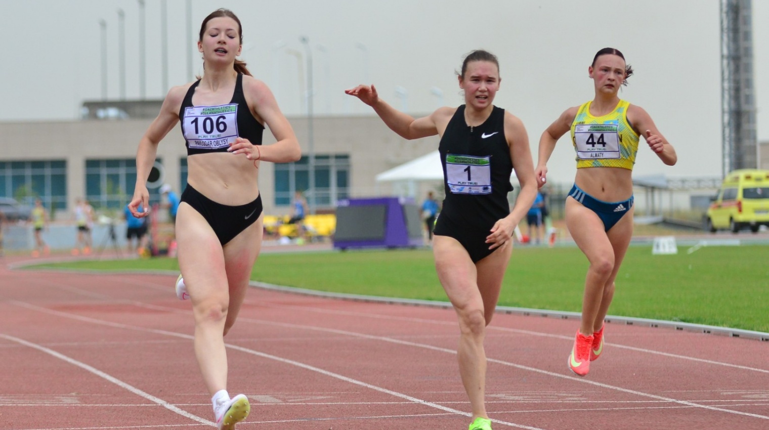 YOUTH GAMES, WOMEN’S 100 METRES – TWO “DUELS” BETWEEN PAVLODAR AND AKMOLA REGIONS