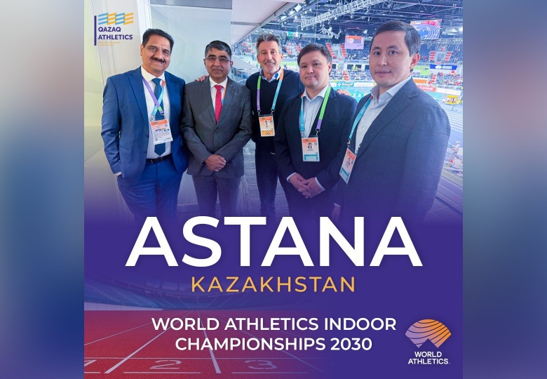 Астана 2030 жылы жеңіл атлетикадан жабық ғимараттағы әлем чемпионатын қабылдайды