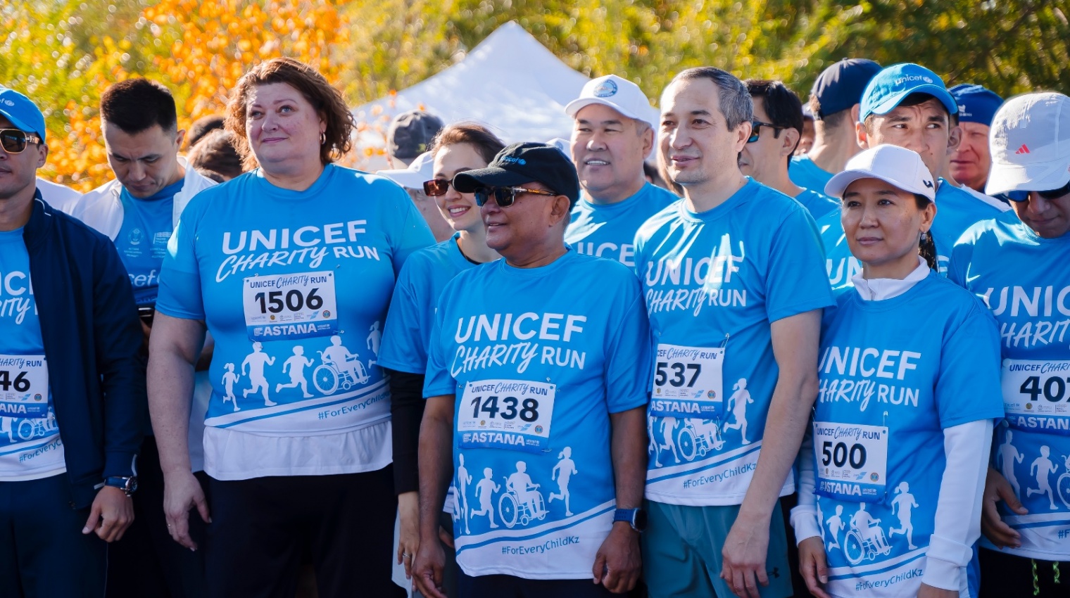 В Астане состоялся первый благотворительный забег UNICEF Charity Run